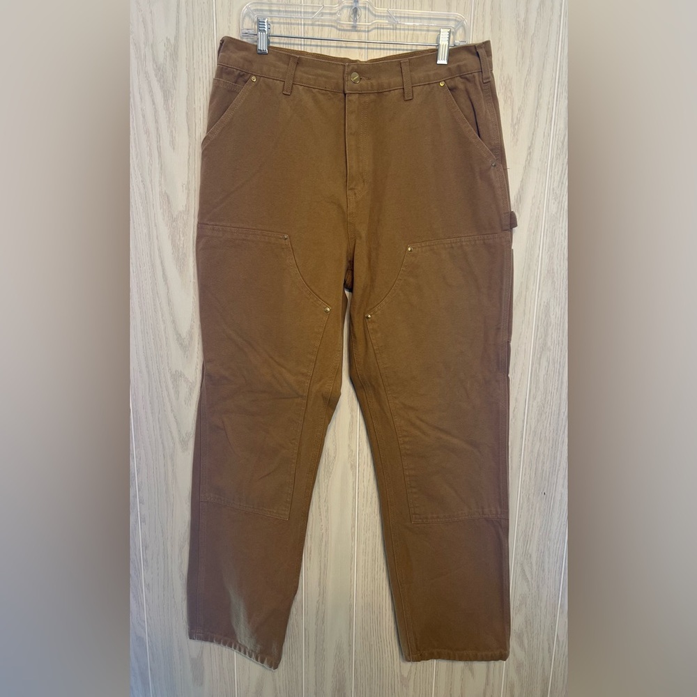 Carhartt men’s dungaree double knee duck canvas pant 34x32